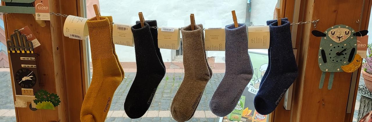steppenstrolch Schafwollsocken